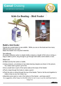 Kids Go Boating Bird Feeder