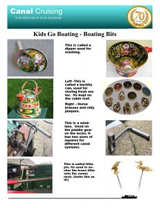 Kids go boating boating bits