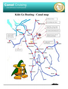 Kids go boating canal map