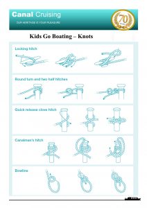 Kids go boating knots